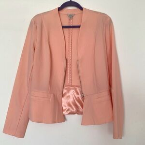 Guess Elegant Fitted Blazer Blush Pink Size M.